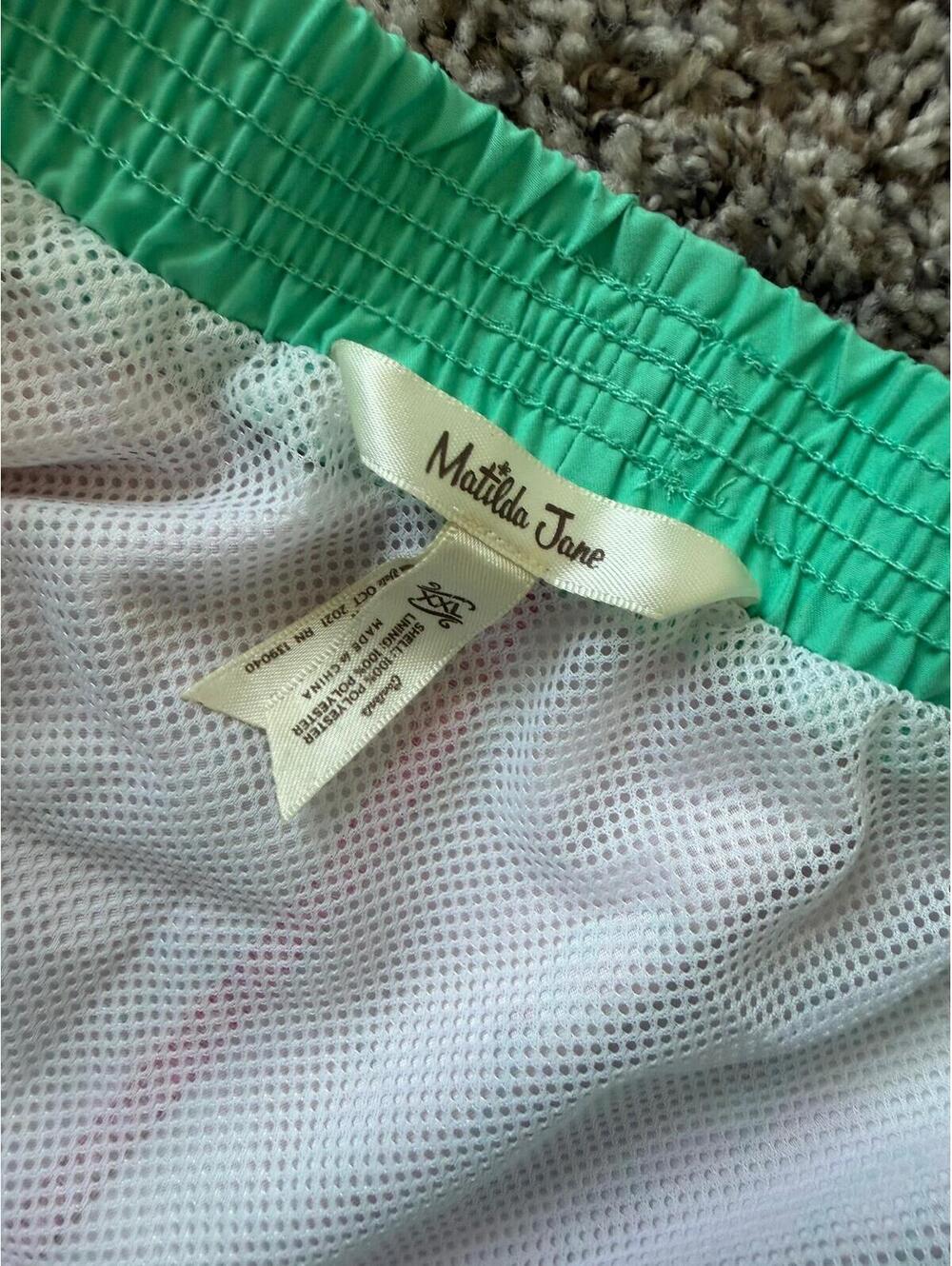 Matilda Jane Enchanted Garden Flamingo Swim Trunks Men's Size XXL - Picture 3 of 10